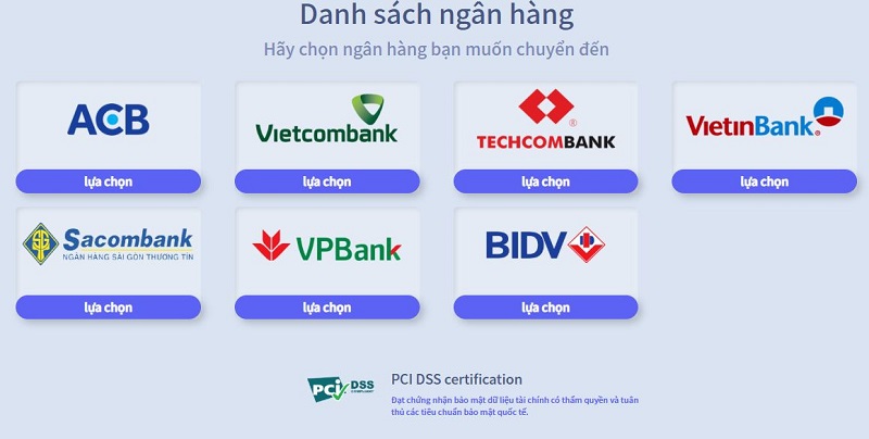 Nạp tiền Daga99 bằng cách sử dụng tài khoản ngân hàng